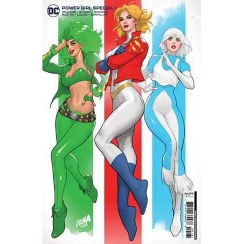 POWER GIRL SPECIAL # 1 (ONE SHOT) COVER F DAVID NAKAYAMA CARD STOCK VARIANT