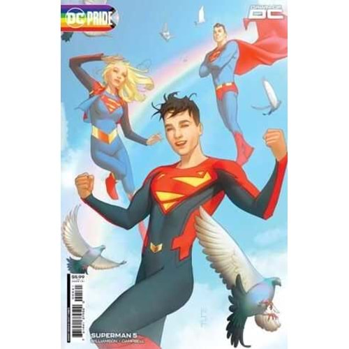 SUPERMAN (2023) # 5 COVER D W SCOTT FORBES DC PRIDE CARD STOCK VARIANT