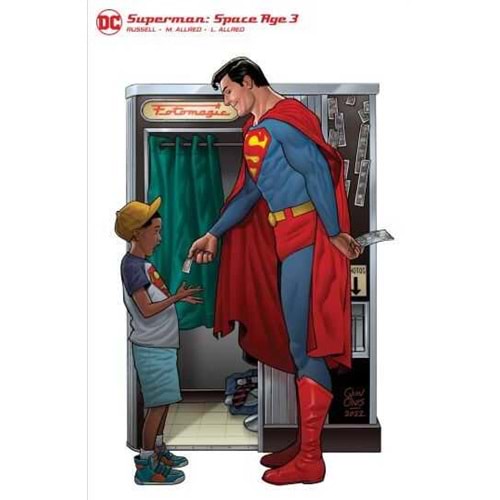 SUPERMAN SPACE AGE # 3 COVER B JOE QUINONES CARD STOCK VARIANT