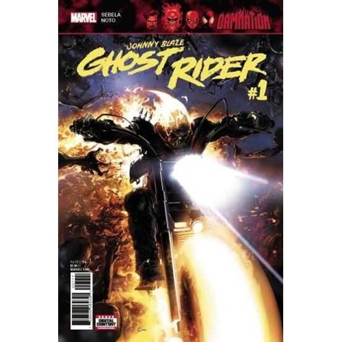 DAMNATION JOHNNY BLAZE GHOST RIDER # 1