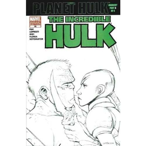 INCREDIBLE HULK (1999) # 98 LADRONN LIMITED EDITION SKETCH VARIANT