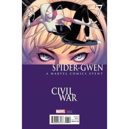 SPIDER-GWEN (2015 SECOND SERIES) # 7 STEVENS CIVIL WAR VARIANT