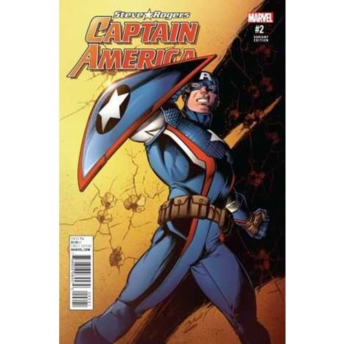 CAPTAIN AMERICA STEVE ROGERS # 2 1:25 BAGLEY VARIANT