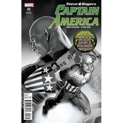 CAPTAIN AMERICA STEVE ROGERS # 2 SDCC LAUNCH VARIANT