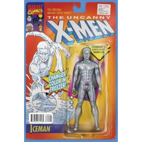 UNCANNY X-MEN (2013) # 600 CHRISTOPHER ICEMAN ACTION FIGURE VARIANT