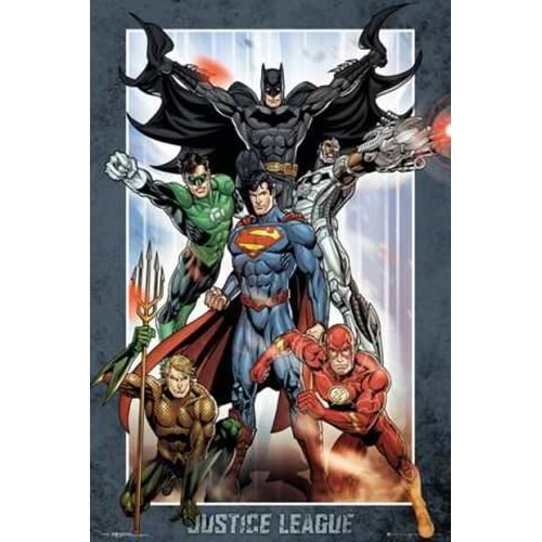 JUSTICE LEAGUE COMIC POSTER