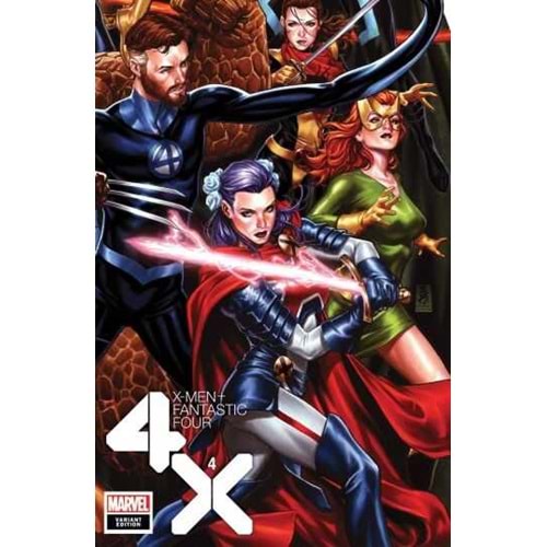 X-MEN FANTASTIC FOUR (2020) # 4 BROOKS CONNECTING VARIANT