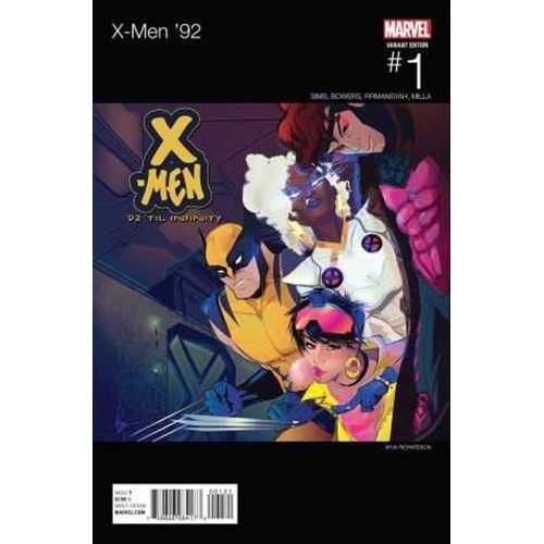 X-MEN 92 (2016) # 1 RICHARDSON HIP HOP VARIANT