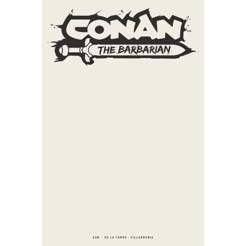 CONAN THE BARBARIAN (2023) # 1 COVER H BLANK VARIANT