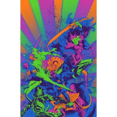 KNIGHT TERRORS # 3 (OF 4) COVER D IVAN REIS DARKEST HOUR NEON INK CARD STOCK VARIANT