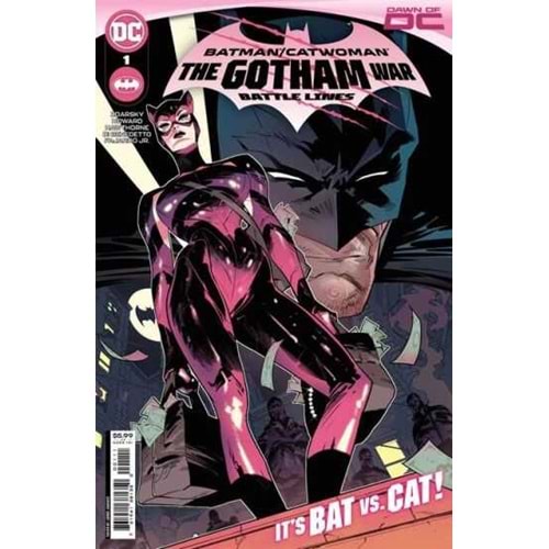 BATMAN CATWOMAN THE GOTHAM WAR BATTLE LINES # 1 (ONE SHOT) COVER A JORGE JIMENEZ