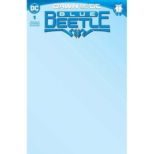BLUE BEETLE # 1 COVER E BLANK CARD STOCK VARIANT