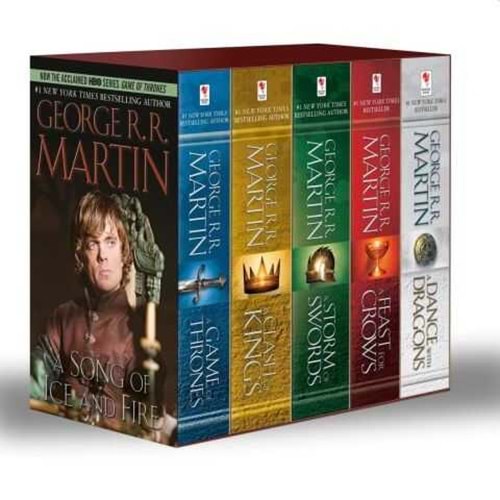 GAME OF THRONES FIVE BOOK BOX SET