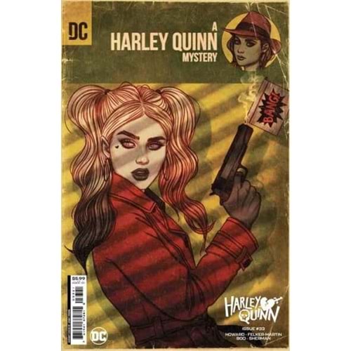 HARLEY QUINN # 33 COVER B JENNY FRISON CARD STOCK VARIANT