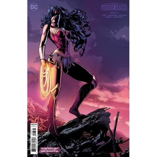 WONDER WOMAN (2023) # 3 COVER D MIKE DEODATO JR ARTIST SPOTLIGHT CARD STOCK VARIANT