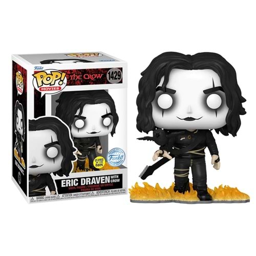 FUNKO POP THE CROW ERIC DRAVEN WITH CROW GLOW IN THE DARK SPECIAL EDITION