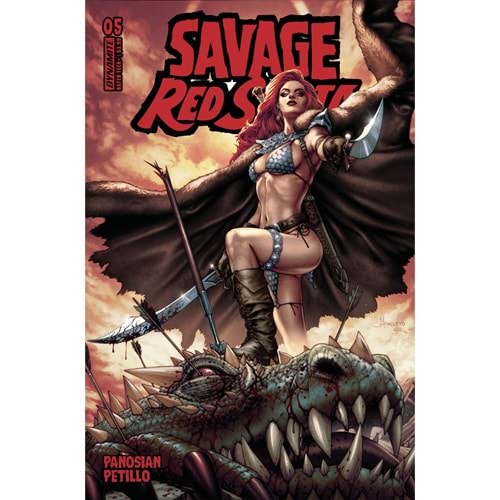 SAVAGE RED SONJA # 5 COVER C ANACLETO COVER