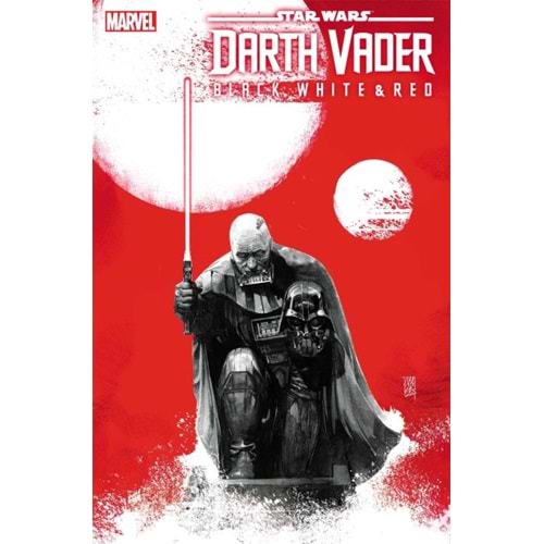 STAR WARS DARTH VADER BLACK WHITE & RED # 1