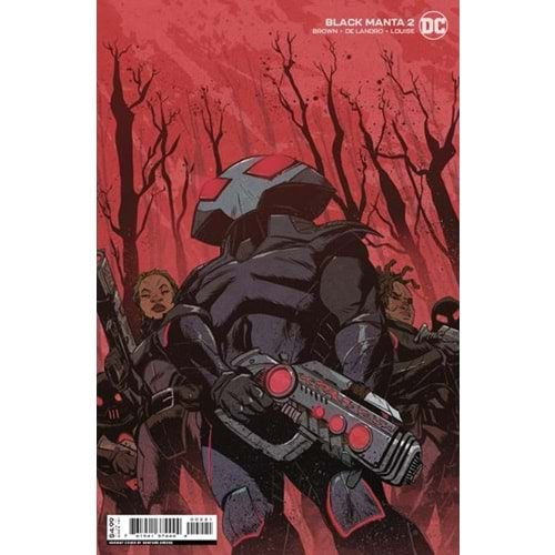 BLACK MANTA # 2 (OF 6) COVER B SANFORD GREENE CARD STOCK VARIANT