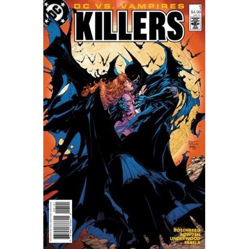 DC VS VAMPIRES KILLERS # 1 COVER B BRETT BOOTH CARD STOCK VARIANT