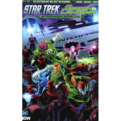 STAR TREK GREEN LANTERN STANGER WORLDS # 3