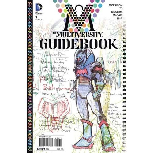 MULTIVERSITY GUIDEBOOK # 1 1:100 GRANT MORRISON VARIANT