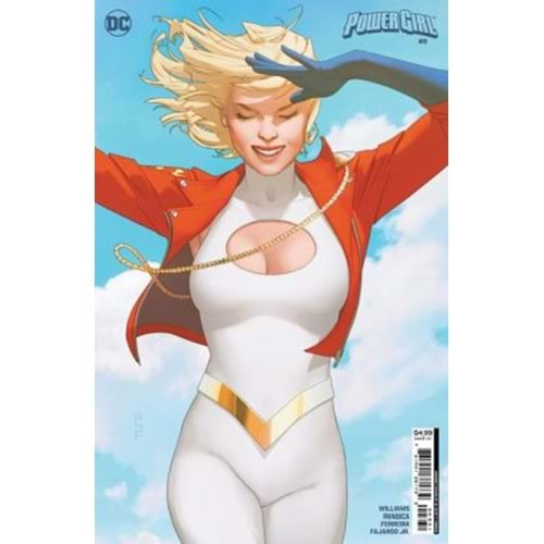 POWER GIRL (2023) # 8 COVER C W SCOTT FORBES CARD STOCK VARIANT (HOUSE OF BRAINIAC)