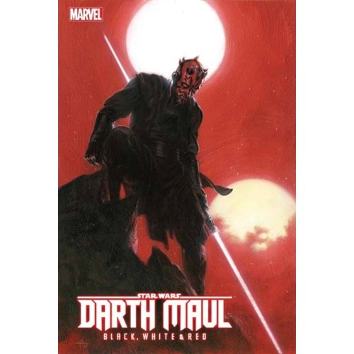 STAR WARS DARTH MAUL BLACK WHITE RED # 2 DELLOTTO VARIANT