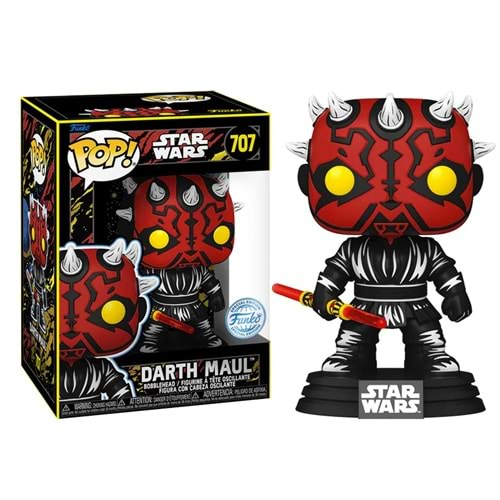 FUNKO POP STAR WARS DARTH MAUL RETRO SPECIAL EDITION