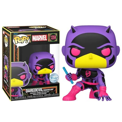 FUNKO POP MARVEL DAREDEVIL SHADOWLAND BLACKLIGHT SPECIAL EDITION