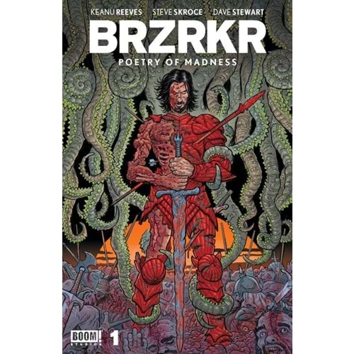 BRZRKR (BERZERKER) POETRY OF MADNESS # 1 COVER C SKROCE FOIL VARIANT