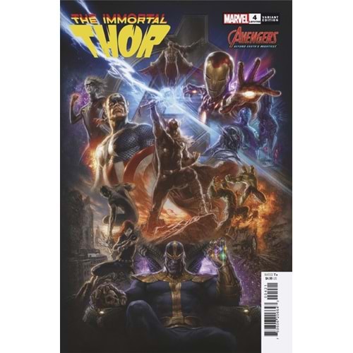 IMMORTAL THOR # 4 MAURO CASCIOLI AVENGERS 60TH ANNIVERSARY VARIANT