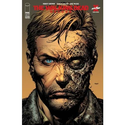 WALKING DEAD DELUXE # 1 COVER A FINCH & MCCAIG SECOND PRINTING