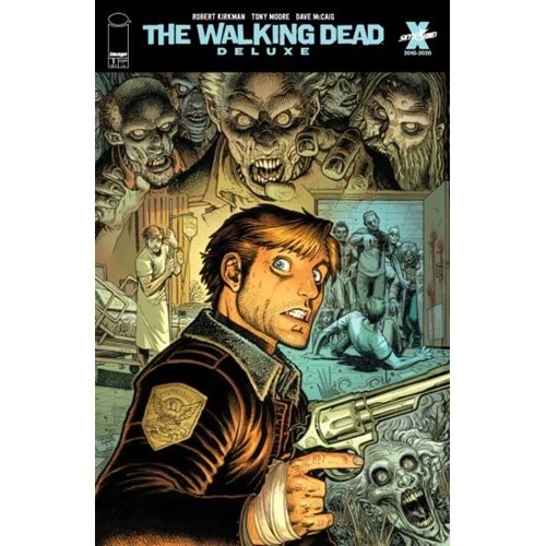 WALKING DEAD DELUXE # 1 COVER E ADAMS