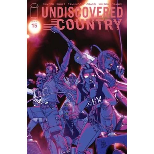 UNDISCOVERED COUNTRY # 15 COVER A CAMUNCOLI