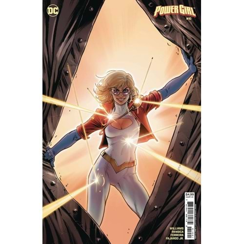 POWER GIRL (2023) # 10 COVER B NICOLA SCOTT CARD STOCK VARIANT (HOUSE OF BRAINIAC)