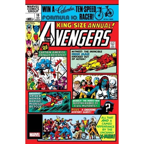 AVENGERS ANNUAL # 10 FACSIMILE EDITION