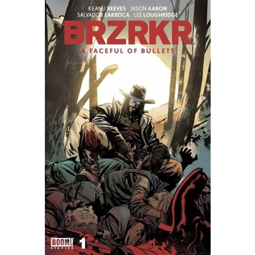 BRZRKR A FACEFUL OF BULLETS # 1 COVER A MANNA