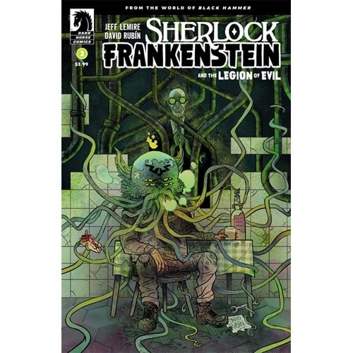 SHERLOCK FRANKENSTEIN AND THE LEGION OF EVIL # 2 COVER A RUBIN