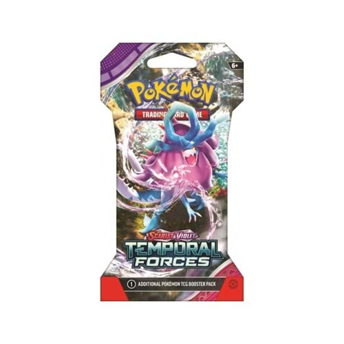 POKEMON TCG SCARLET VIOLET TEMPORAL FORCES SLEEVED TEK BOOSTER PACK