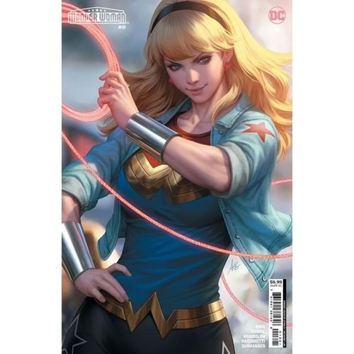 WONDER WOMAN (2023) # 13 COVER C STANLEY ARTGERM LAU CARD STOCK VARIANT