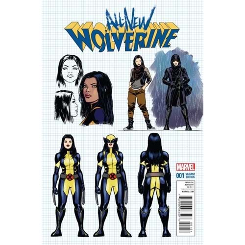 ALL NEW WOLVERINE # 1 1:20 LOPEZ DESIGN VARIANT