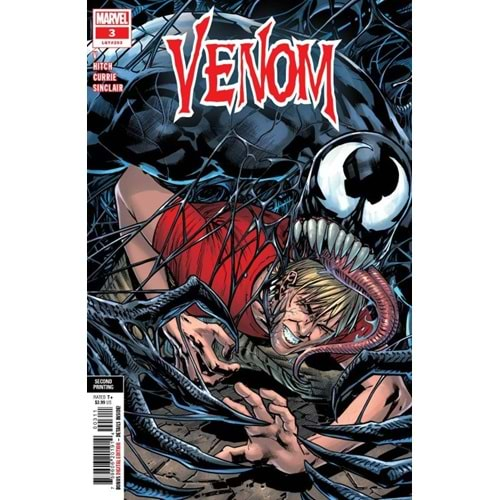 VENOM (2021) # 3 SECOND PRINTING HITCH VARIANT