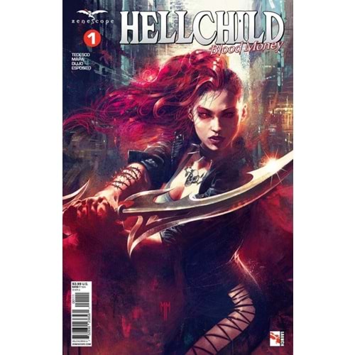 HELLCHILD BLOOD MONEY # 1 COVER A MASTRAZZO
