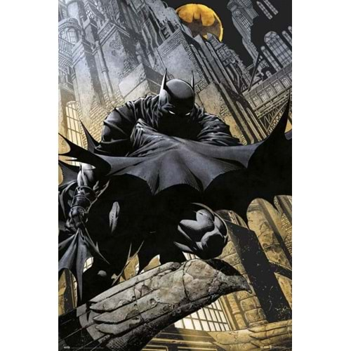 BATMAN ON GARGOYLE POSTER