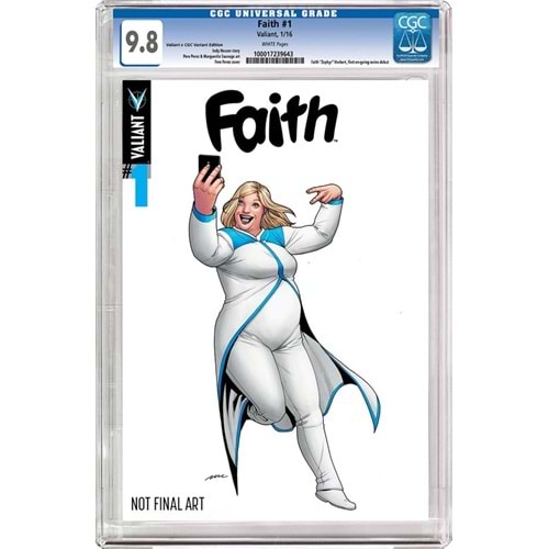 FAITH (2016 SECOND SERIES) # 1 COVER E CGC REPLICA PEREZ