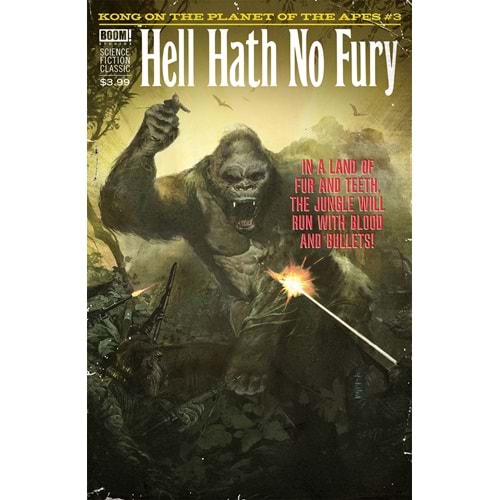 KONG ON THE PLANET OF THE APES # 3 CLASSIC PULP DALTON VARIANT