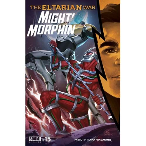 MIGHTY MORPHIN # 15 COVER A LEE