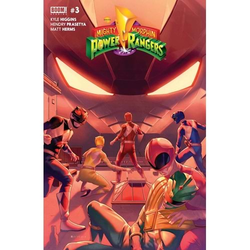 MIGHTY MORPHIN POWER RANGERS # 3 COVER A CAMPBELL