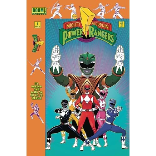 MIGHTY MORPHIN POWER RANGERS # 1 MOORE LAUNCH PARTY VARIANT